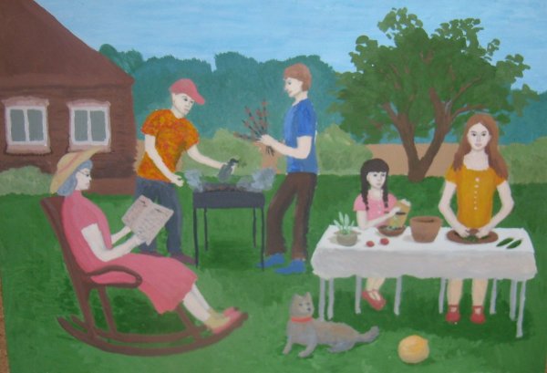 Иллюстрации на тему семья