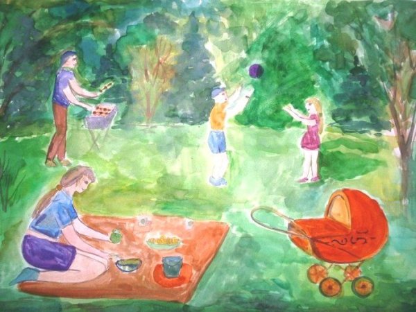 Сюжетно тематический рисунок