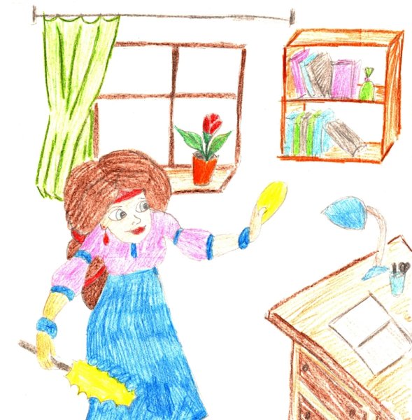 Рисунок на спортивную тему