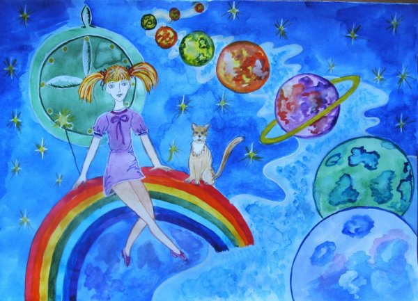 Рисунок счастливое детство