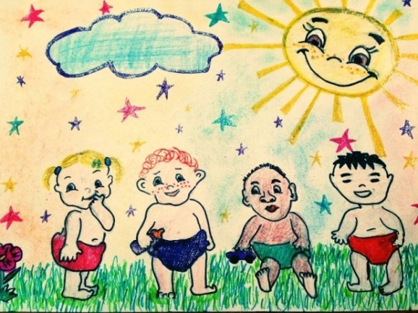 Рисунок на тему детские мечты