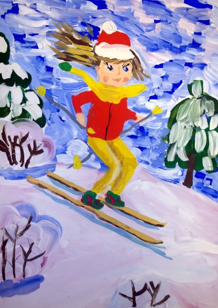 Рисование на тему спорт