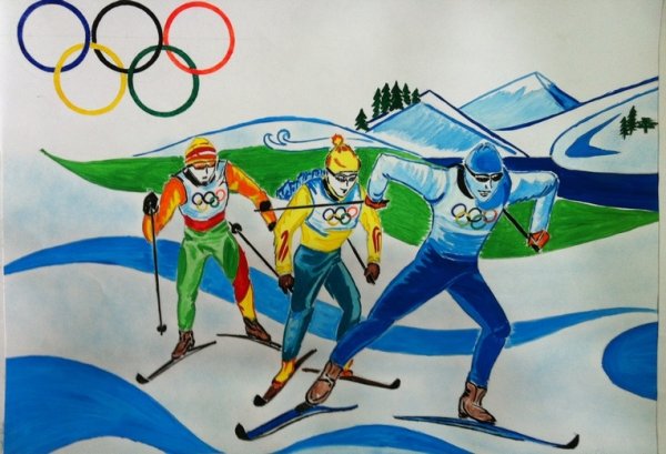 Рисунок на тему спорт