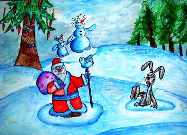 Новогодние рисунки