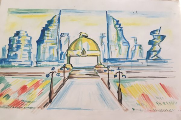 Выставки рисунков о дне независимости