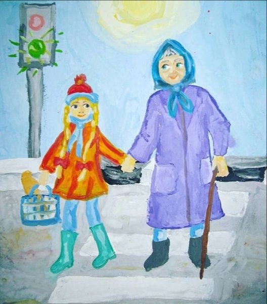 Рисование на тему доброта