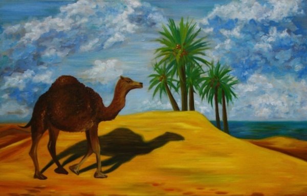 Оазис три пальмы верблюд