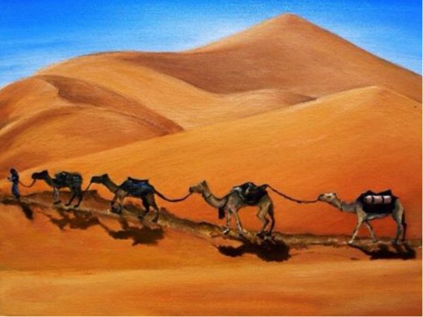 Верблюд Караван шелковый путь