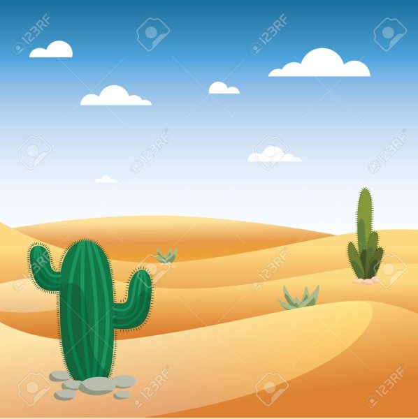 Пустыня рисование для детей