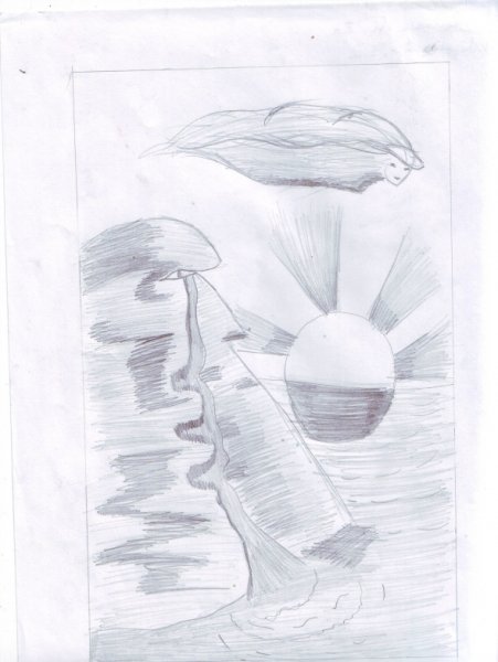 М.Ю.Лермонтов утёс иллюстрация