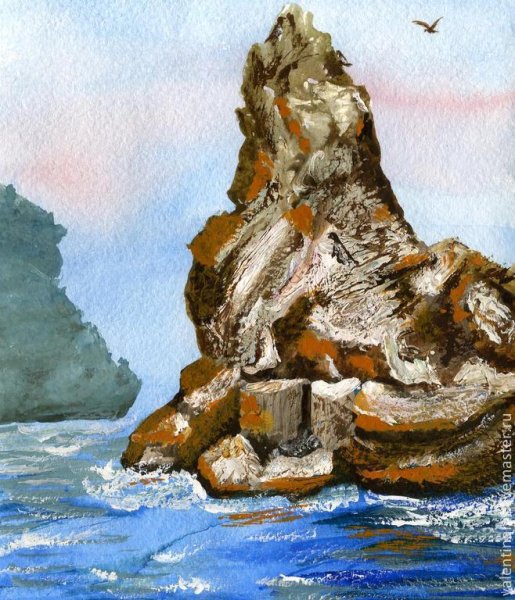 М Ю Лермонтов утёс рисунок