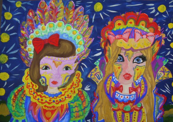 Праздник и карнавал в изо искусстве