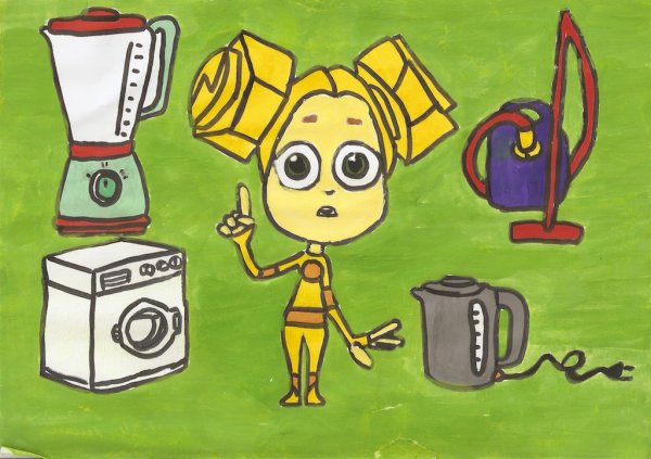 Электричество рисовать