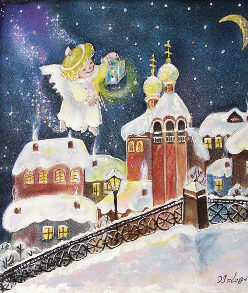 Рождественские рисунки