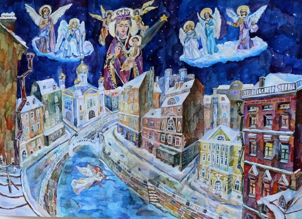 Рождественские иллюстрации