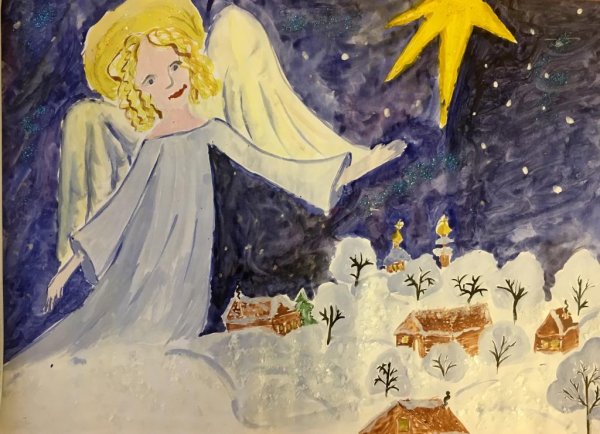 Рисунок на тему новогодние чудеса