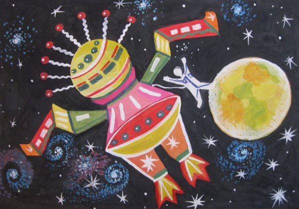 Рисунок на тему космос