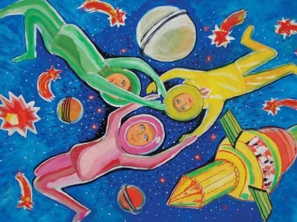 Космос рисунок