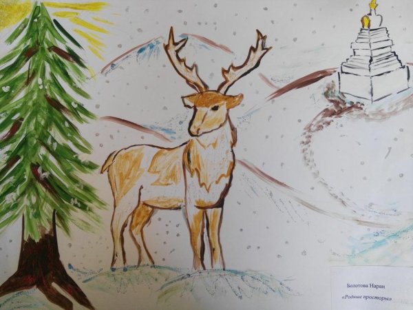 Губернаторский конкурс рисунков новогоднее Забайкалье