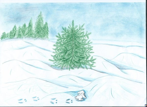 Новогоднее Забайкалье рисунок