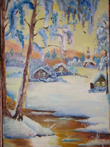 Зимний пейзаж родного края