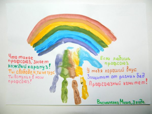 Рисунки на тему профсоюз глазами детей