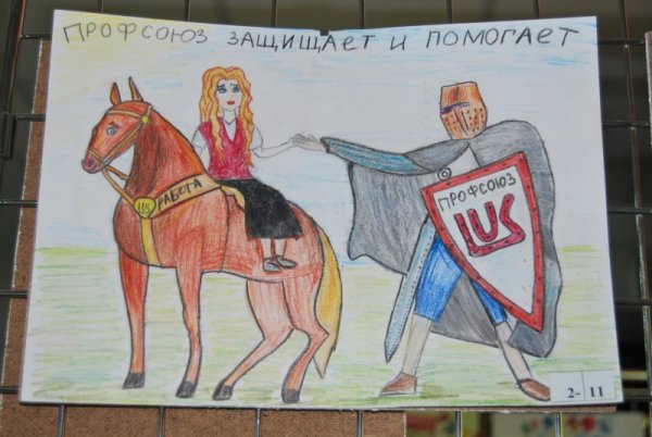 Рисунки на тему профсоюз глазами детей