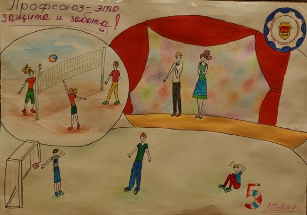 Профсоюз глазами детей рисунки
