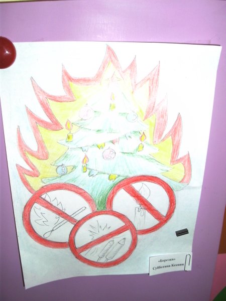 Рисунок на тему противопожарная безопасность