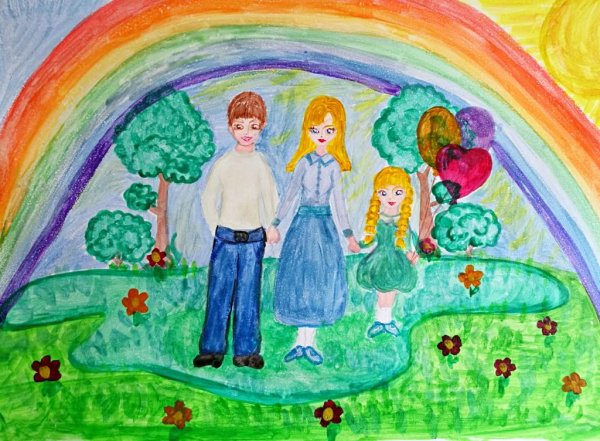 Рисунок моя семья