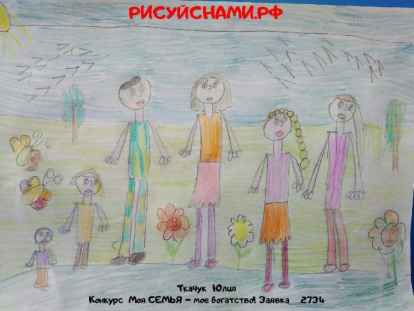 Плакат. Моя семья.