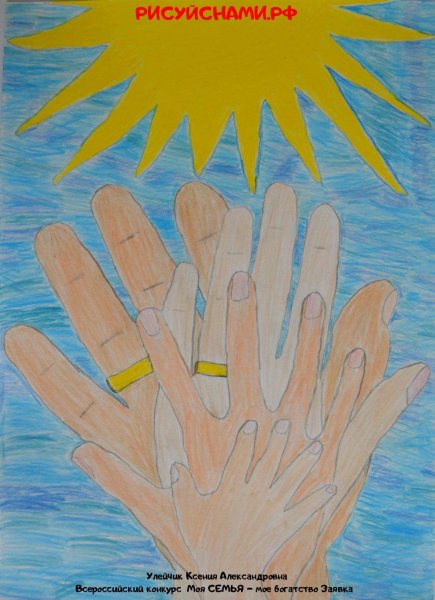 Моя семья моё богатство рисунки