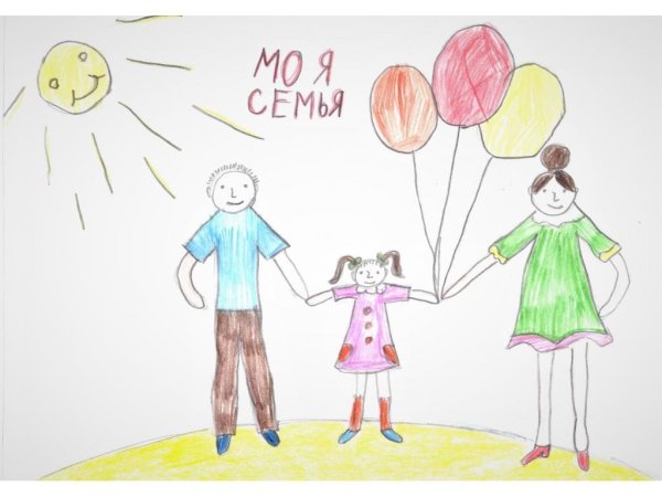 Рисунок моя семья
