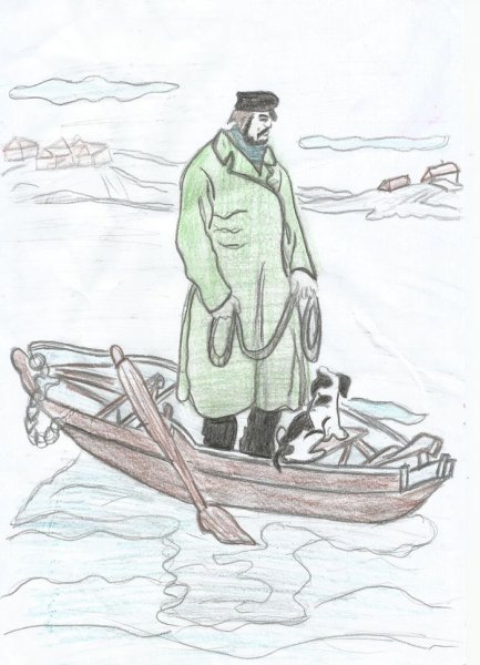 Иллюстрация к произведению Муму Тургенева