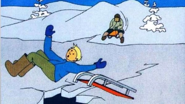 Тема осторожно тонкий лед