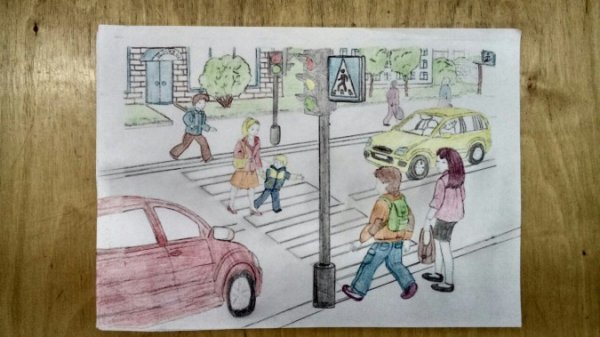 Детские рисунки ДТП