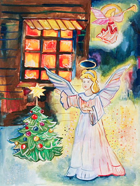 Рождественские рисунки