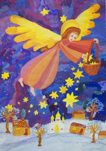 Рождественские рисунки