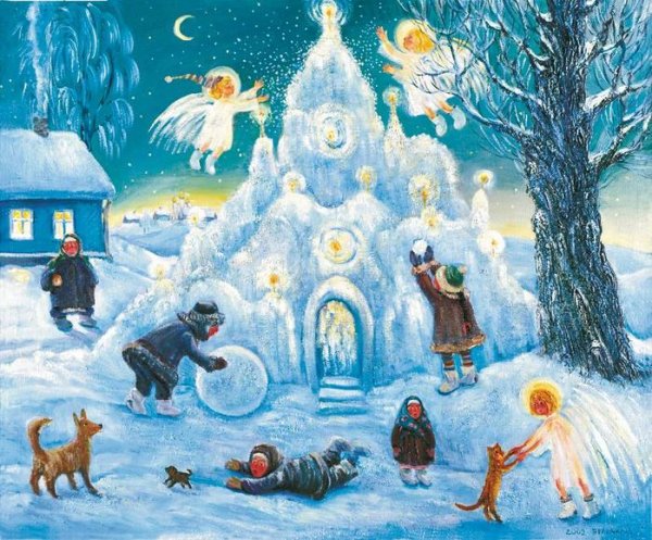 Рождество рисунок