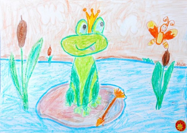 Рисование героев сказки Царевна лягушка