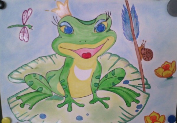 Рисование героев сказки Царевна лягушка