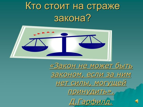 На страже закона и порядка