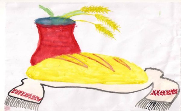 Выставка рисунков хлеб всему голова