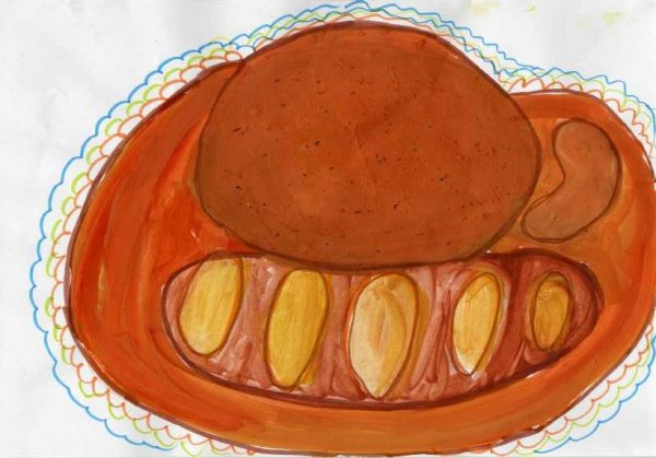 Аппликация на тему хлебобулочные изделия