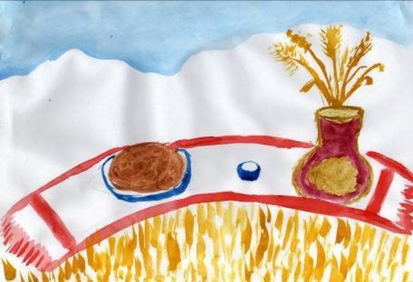 Рисование на тему хлебобулочные изделия