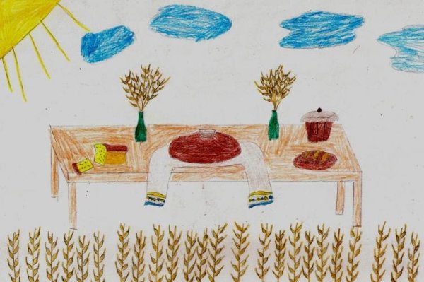 Рисование на тему хлеб в подготовительной группе