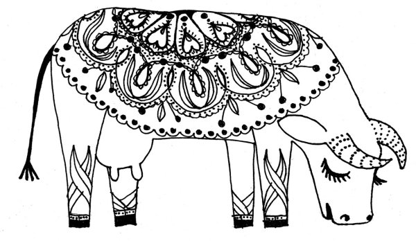 Раскраски в индийском стиле