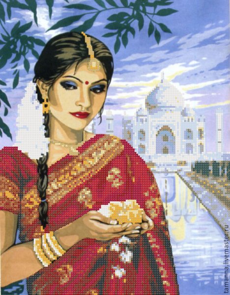 Вышивка крестиком Индия