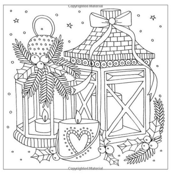 Раскраски к новому году и Рождеству