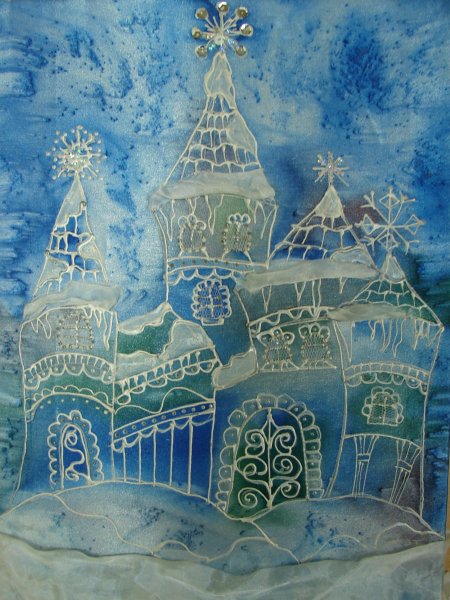 Зимний сказочный дворец Деда Мороза